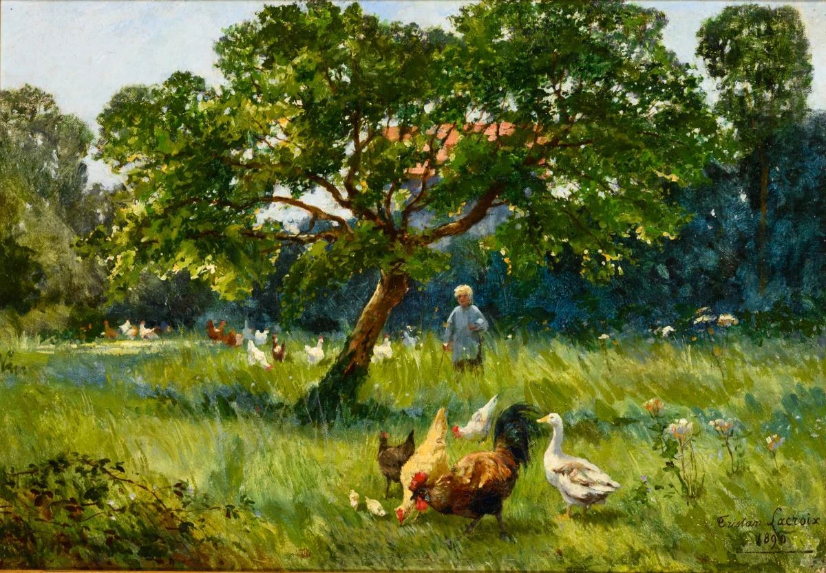 1849-Tristan Lacroix - Sul prato